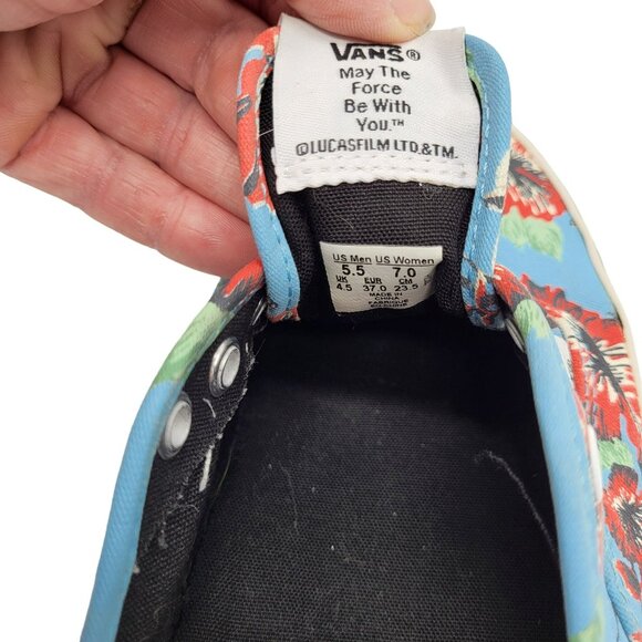 Vans Off The Wall Yoda Aloha Sneakers Shoes Men 5.5 Women 7 Limited Edition - Picture 4 of 11